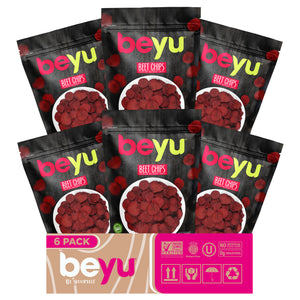 
                  
                    Load image into Gallery viewer, Beyu Authentic &amp;amp; Healthy Beetroot Chips Snack | 4.5 Ounce (Pack of 6) | Healthy Snack | Gluten Free | Kosher
                  
                