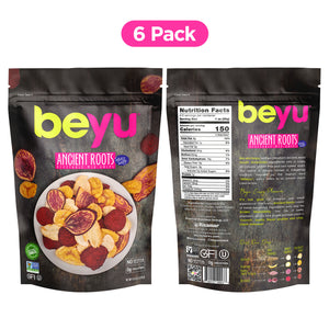 
                  
                    Load image into Gallery viewer, Beyu Authentic Healthy Ancient Root Vegetable Chips Snack | Salted | 4.5 Ounce (Pack of 6, 27 ounce total) | Vegan | Made with Sea Salt | Gluten Free | Kosher
                  
                